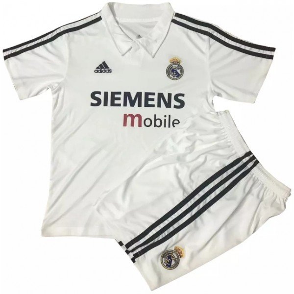 Kit infantil I Real Madrid 2002 2003 Adidas Retro